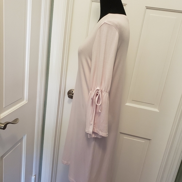 LOFT Outlet Pale Pink Knit Dress Size Medium, Comfy, Casual - Picture 5 of 10